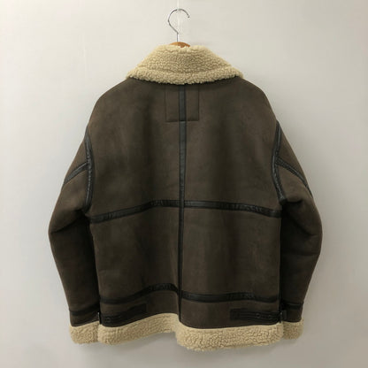 【中古品】【レディース】  ALPHA INDUSTRIES アルファインダストリーズ FAKE MOUTON JACKET TA7132 フェイク ムートンジャケット アウター 145-250306-kk-37-tei サイズ：M カラー：ブラウン 万代Net店