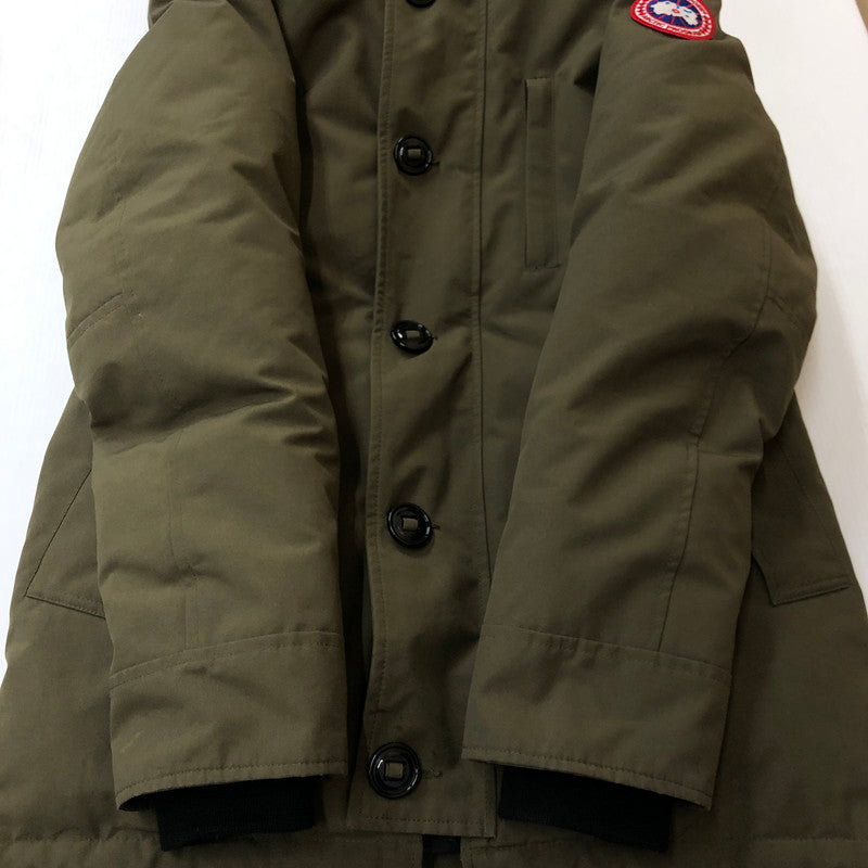 【中古品】【メンズ】 CANADA GOOSE カナダグース JASPER PARKA 3438JM ジャスパー パーカー アウター ダウンジャケット サザビーリーグ 141-250212-kk-11-tei サイズ：S カラー：ミリタリーグリーン 万代Net店