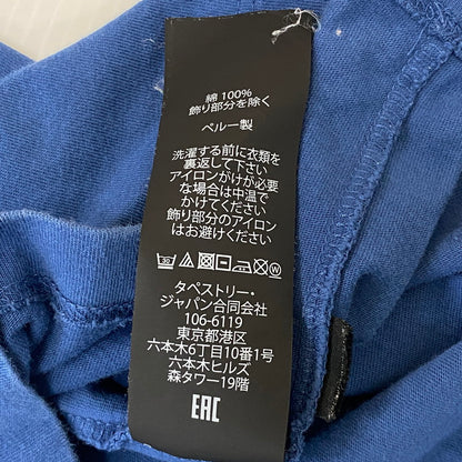 【中古品】【メンズ】 COACH コーチ SIGNATURE TAPE TEE C5234 シグネチャー テープ Tシャツ 半袖 トップス 141-250417-kk-09-tei サイズ：XS カラー：ブルー 万代Net店