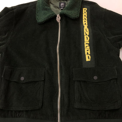 【中古品】【メンズ】  BRAIN DEAD ブレインデッド CORD GOOSE JACKET コードグースジャケット アウター 142-250212-kk-39-tei サイズ：XL カラー：グリーン 万代Net店