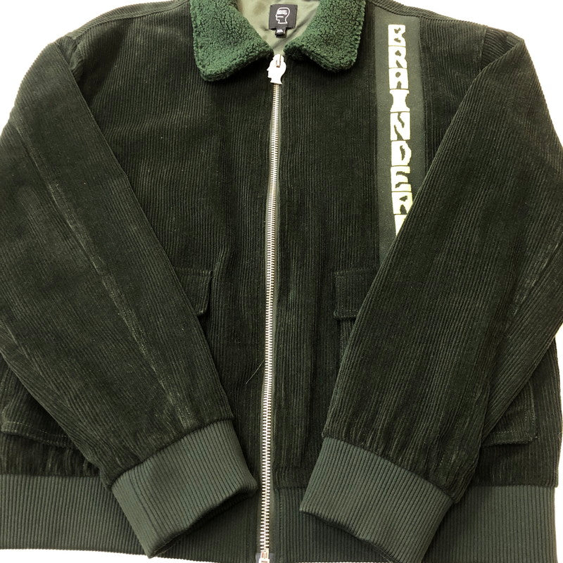 【中古品】【メンズ】  BRAIN DEAD ブレインデッド CORD GOOSE JACKET コードグースジャケット アウター 142-250212-kk-39-tei サイズ：XL カラー：グリーン 万代Net店