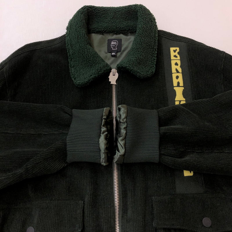 【中古品】【メンズ】  BRAIN DEAD ブレインデッド CORD GOOSE JACKET コードグースジャケット アウター 142-250212-kk-39-tei サイズ：XL カラー：グリーン 万代Net店