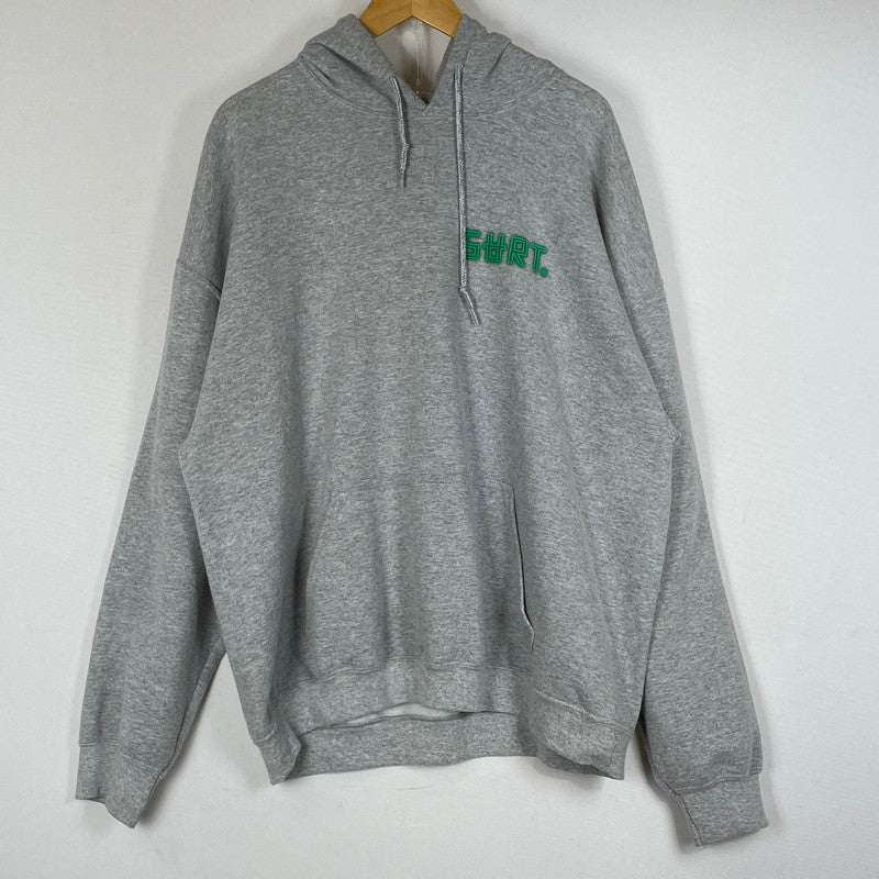 【中古品】【メンズ】 CHILLAX チラックス × SURF サート 別注コラボ LOGO HOODIE ロゴ フーディ 長袖 トップス プルオーバーパーカー 145-260720-sa-14-tei サイズ：XL カラー：グレー 万代Net店