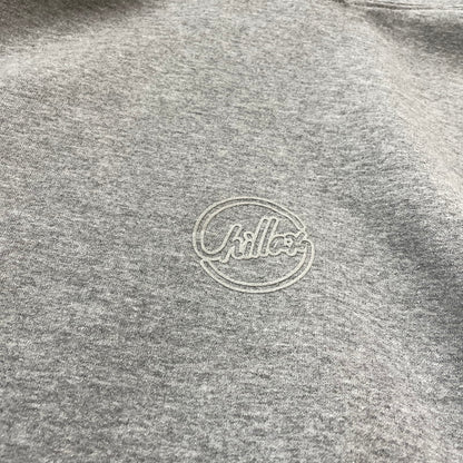 【中古品】【メンズ】 CHILLAX チラックス × SURF サート 別注コラボ LOGO HOODIE ロゴ フーディ 長袖 トップス プルオーバーパーカー 145-260720-sa-14-tei サイズ：XL カラー：グレー 万代Net店