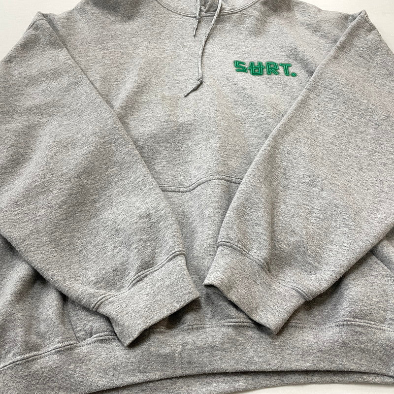 【中古品】【メンズ】 CHILLAX チラックス × SURF サート 別注コラボ LOGO HOODIE ロゴ フーディ 長袖 トップス プルオーバーパーカー 145-260720-sa-14-tei サイズ：XL カラー：グレー 万代Net店