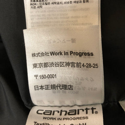 【中古品】【メンズ】  Carhartt WIP カーハート ワークインプログレス RAYLEY JACKET I033893 レイリージャケット アウター 中綿ジャケット 145-250212-kk-43-tei サイズ：S カラー：ブラック 万代Net店