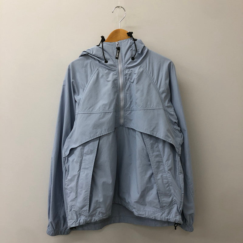 【中古品】【メンズ】 XLARGE エクストララージ PULLOVER HOODED RAGLAN JACKET 101251021004 プルオーバー フーデット ラグラン ジャケット ライトアウター 142-250417-yo-24-tei サイズ：M カラー：ライトブルー 万代Net店