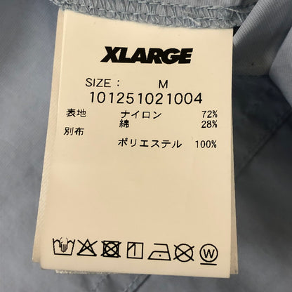 【中古品】【メンズ】 XLARGE エクストララージ PULLOVER HOODED RAGLAN JACKET 101251021004 プルオーバー フーデット ラグラン ジャケット ライトアウター 142-250417-yo-24-tei サイズ：M カラー：ライトブルー 万代Net店