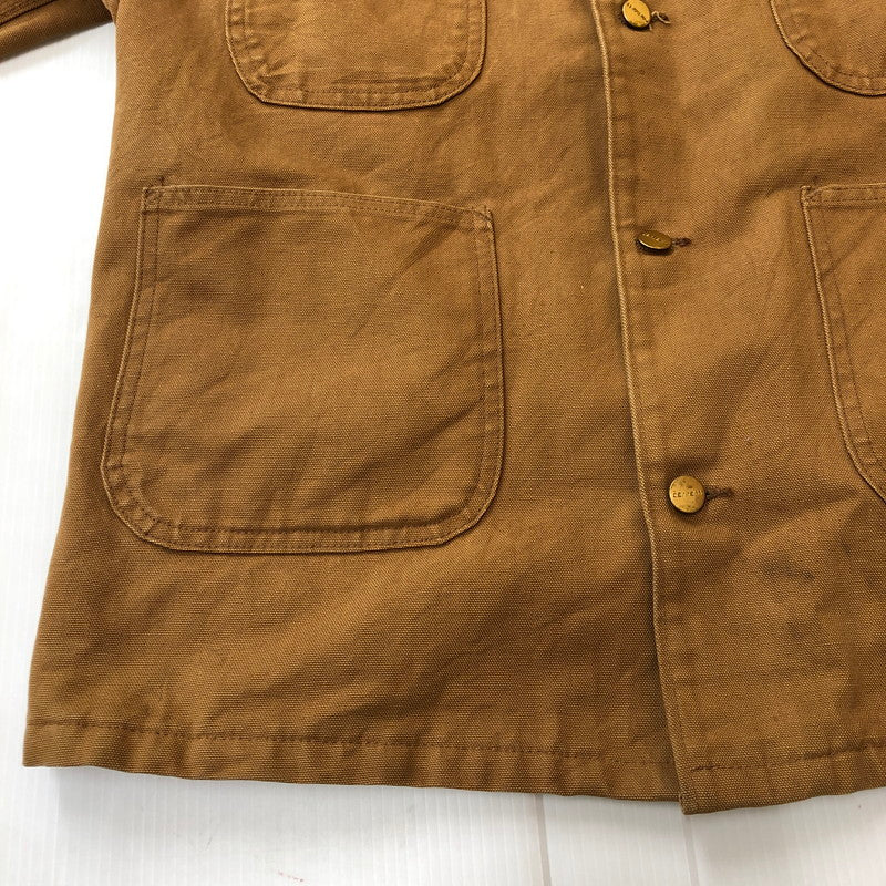 【中古品】【メンズ】 Carhartt カーハート 90's DUCK CHORE COAT 90年代 ダック チョアコート アウター 145-250212-kk-44-tei サイズ：表記無し 下記参照 カラー：ブラウン 万代Net店