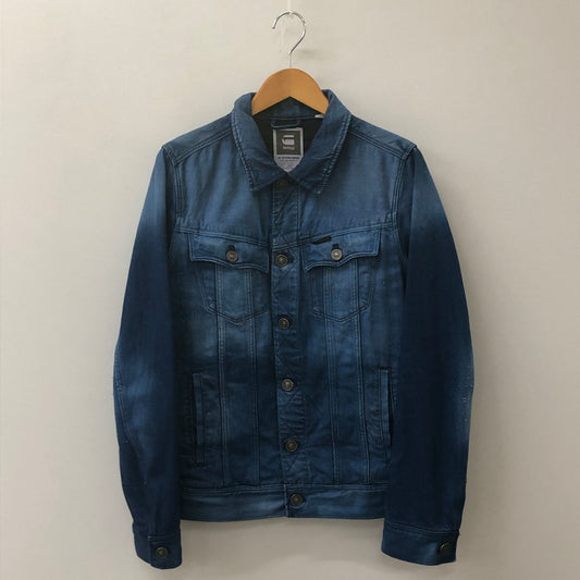 【中古品】【メンズ】 G-STAR RAW ジースターロウ SLIM TAILOR JKT 82611B 5189 71 スリムテーラージャケット ライトアウター デニムジャケット 141-250421-kk-05-tei サイズ：M カラー：インディゴ 万代Net店