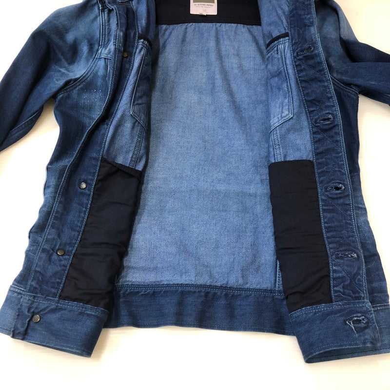 【中古品】【メンズ】 G-STAR RAW ジースターロウ SLIM TAILOR JKT 82611B 5189 71 スリムテーラージャケット ライトアウター デニムジャケット 141-250421-kk-05-tei サイズ：M カラー：インディゴ 万代Net店