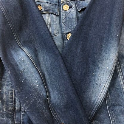 【中古品】【メンズ】 G-STAR RAW ジースターロウ SLIM TAILOR JKT 82611B 5189 71 スリムテーラージャケット ライトアウター デニムジャケット 141-250421-kk-05-tei サイズ：M カラー：インディゴ 万代Net店
