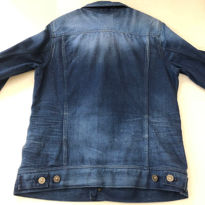 【中古品】【メンズ】 G-STAR RAW ジースターロウ SLIM TAILOR JKT 82611B 5189 71 スリムテーラージャケット ライトアウター デニムジャケット 141-250421-kk-05-tei サイズ：M カラー：インディゴ 万代Net店