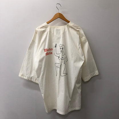 【中古品】【メンズ】 WACKO MARIA ワコマリア 23SS DABO SHIRT (TYPE-4) 23SS-WMS-DB04 ダボシャツ 長袖 トップス 140-250212-kk-32-tei サイズ：L カラー：ホワイト 万代Net店