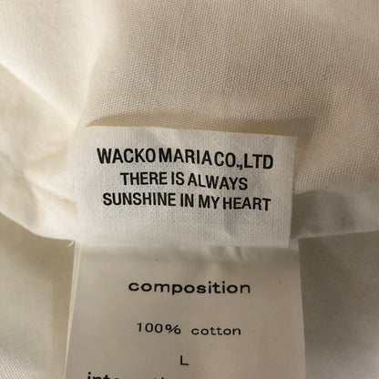 【中古品】【メンズ】 WACKO MARIA ワコマリア 23SS DABO SHIRT (TYPE-4) 23SS-WMS-DB04 ダボシャツ 長袖 トップス 140-250212-kk-32-tei サイズ：L カラー：ホワイト 万代Net店