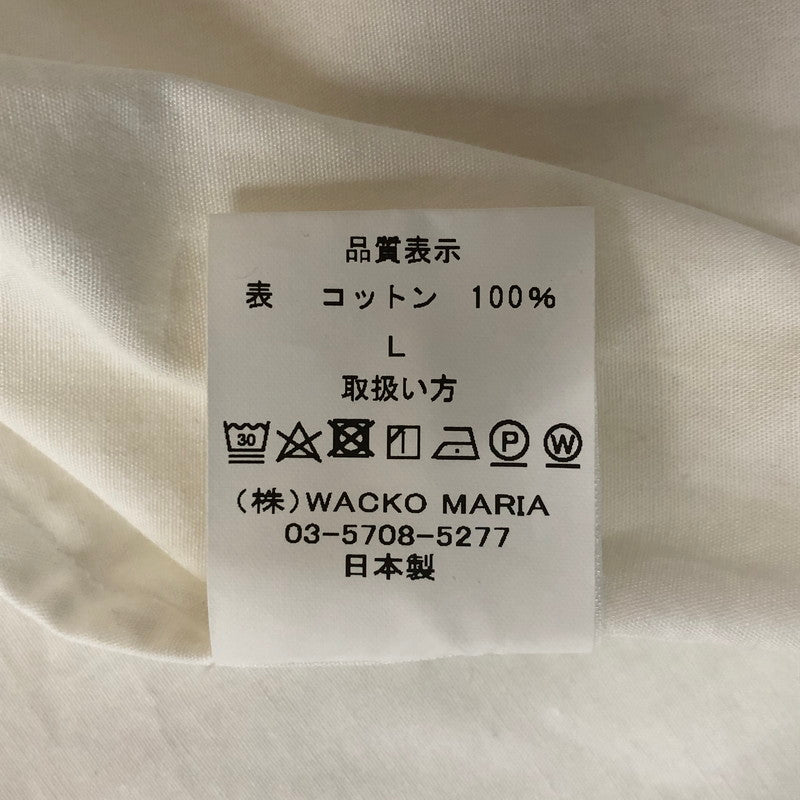 【中古品】【メンズ】 WACKO MARIA ワコマリア 23SS DABO SHIRT (TYPE-4) 23SS-WMS-DB04 ダボシャツ 長袖 トップス 140-250212-kk-32-tei サイズ：L カラー：ホワイト 万代Net店