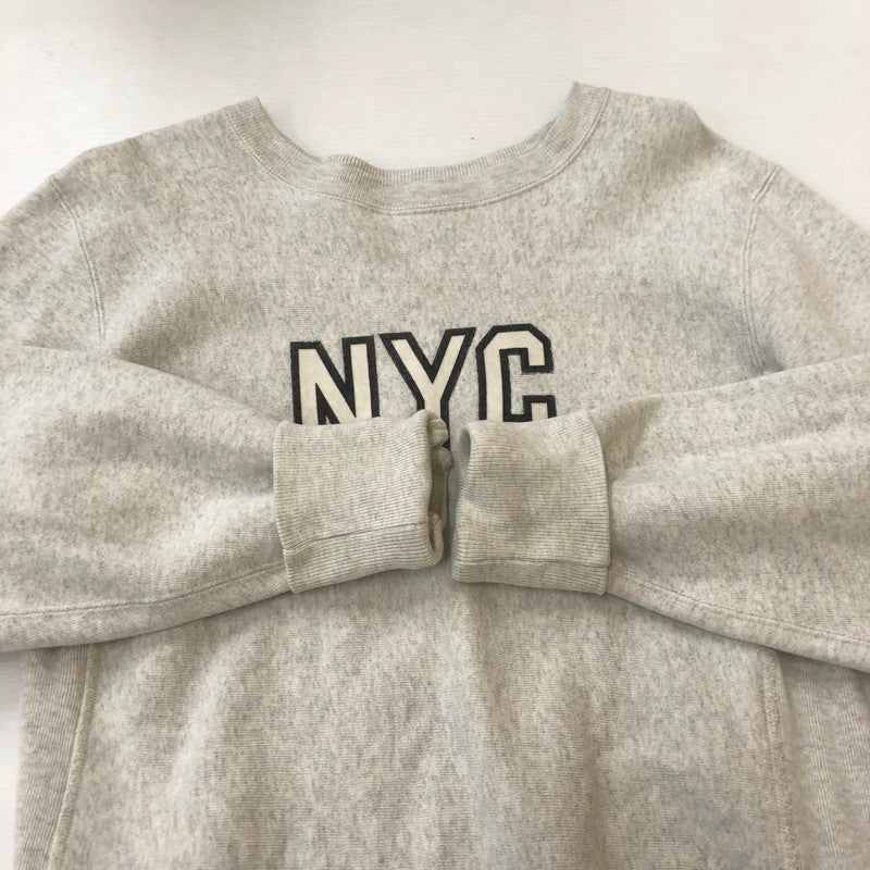 【中古品】【メンズ】 Champion チャンピオン REVERSE WEAVE CREWNECK SWEAT C8-E026 リバースウィーブ クルーネックスウェット トップス トレーナー 復刻 145-250309-kk-10-tei サイズ：M カラー：グレー 万代Net店