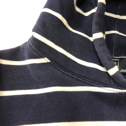 【中古品】【メンズ】 Polo by Ralph Lauren ポロバイラルフローレン PULLOVER BORDER PARKA プルオーバー ボーダー パーカー 長袖 トップス 147-250621-yo-23-tei サイズ：L カラー：ネイビー 万代Net店