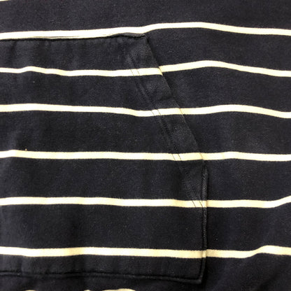 【中古品】【メンズ】 Polo by Ralph Lauren ポロバイラルフローレン PULLOVER BORDER PARKA プルオーバー ボーダー パーカー 長袖 トップス 147-250621-yo-23-tei サイズ：L カラー：ネイビー 万代Net店