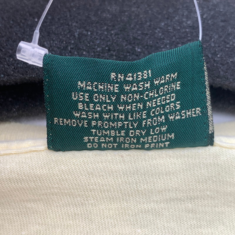 【中古品】【メンズ】 POLO COUNTRY RALPH LAUREN ポロカントリーラルフローレン ポケット半袖Tシャツ カットソー ブランド 古着 147-260725-gm-29-fuzh サイズ：M カラー：イエロー 万代Net店