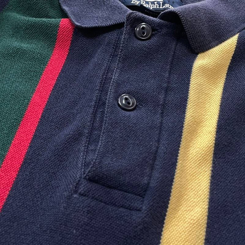 【中古品】【メンズ】 RALPH LAUREN ラルフ ローレン LAGER SHIRT ラガー シャツ 半袖 トップス 147-260801-sa-11-tei サイズ：L カラー：ストライプ 万代Net店