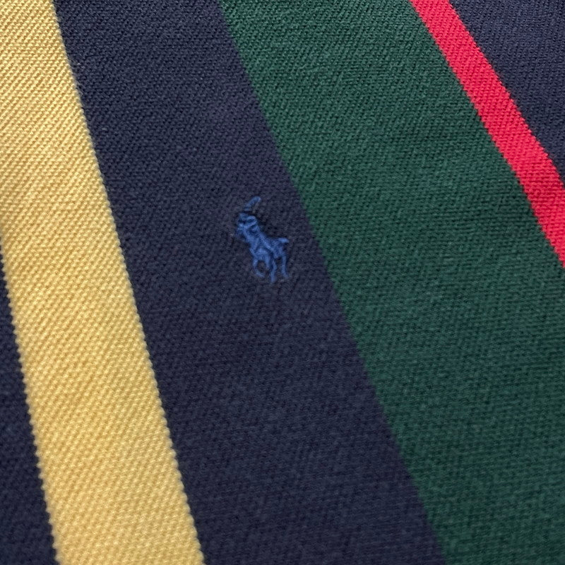 【中古品】【メンズ】 RALPH LAUREN ラルフ ローレン LAGER SHIRT ラガー シャツ 半袖 トップス 147-260801-sa-11-tei サイズ：L カラー：ストライプ 万代Net店