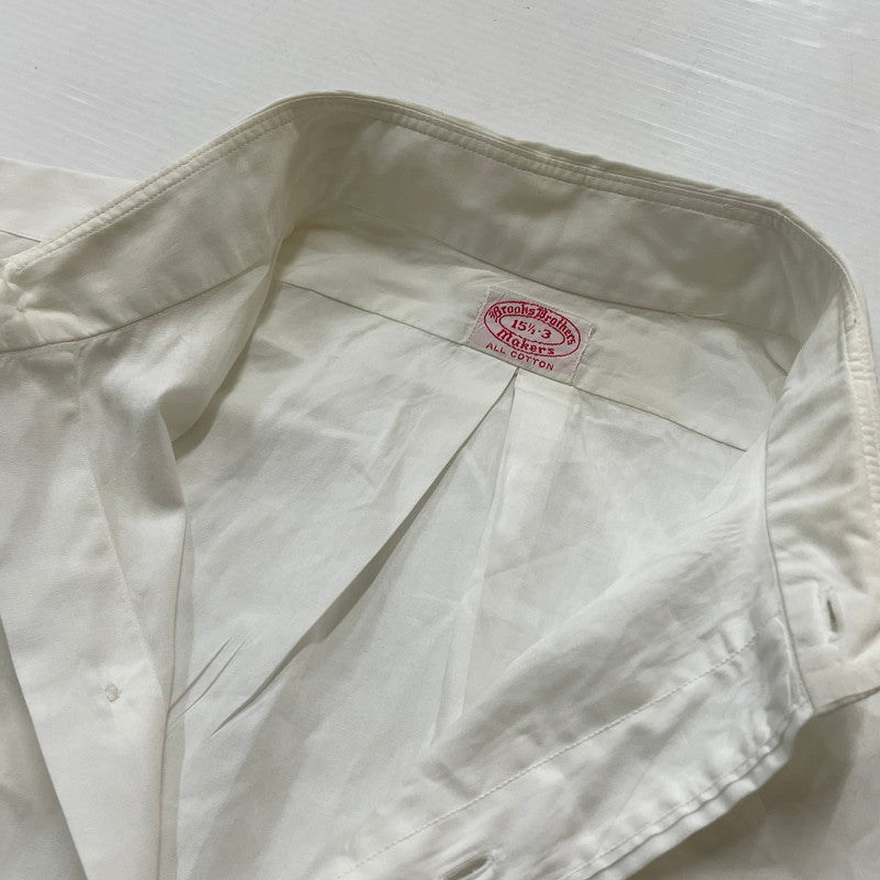 【現状渡し品】【メンズ】 BROOKS BRITHERS ブルックス ブラザーズ 90's BUTTON DOWN L/S SHIRT 90年代 ボタン ダウン ロングスリーブ シャツ 長袖 トップス 147-260714-sa-06-tei サイズ：不明 カラー：ホワイト 万代Net店