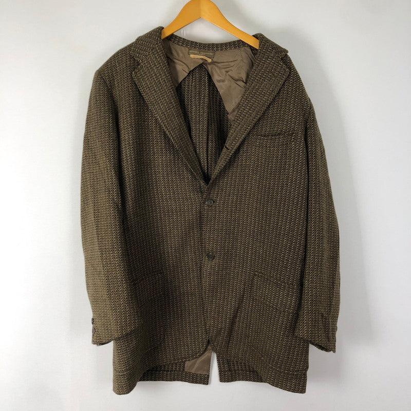 【中古品】【メンズ】 Brooks Brothers ブルックスブラザーズ HARRIS TWEED JACKET ハリス ツイード ジャケット ライトアウター 147-251021-ks-19-tei サイズ：不明 カラー：ブラウン 万代Net店
