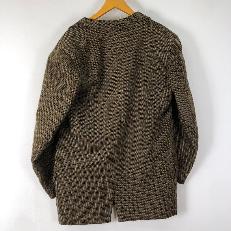 【中古品】【メンズ】 Brooks Brothers ブルックスブラザーズ HARRIS TWEED JACKET ハリス ツイード ジャケット ライトアウター 147-251021-ks-19-tei サイズ：不明 カラー：ブラウン 万代Net店