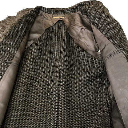 【中古品】【メンズ】 Brooks Brothers ブルックスブラザーズ HARRIS TWEED JACKET ハリス ツイード ジャケット ライトアウター 147-251021-ks-19-tei サイズ：不明 カラー：ブラウン 万代Net店