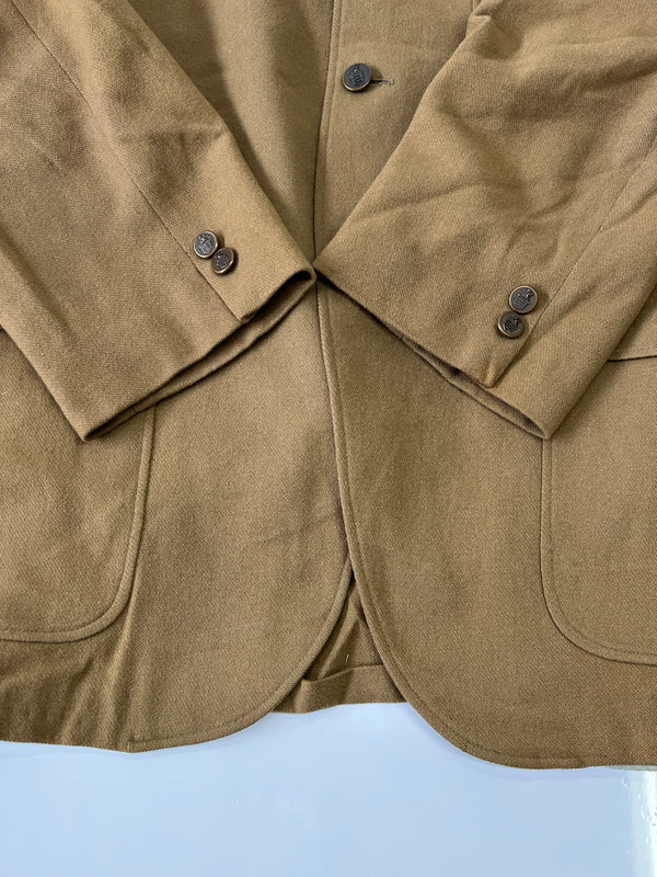 【中古品】【メンズ】 HANDWICK ハンドウィック WOOL JACKET ウールジャケット アウター ヴィンテージ 145-260921-AS-5-hon サイズ：下記参照 カラー：カーキ(ベージュ系) 万代Net店
