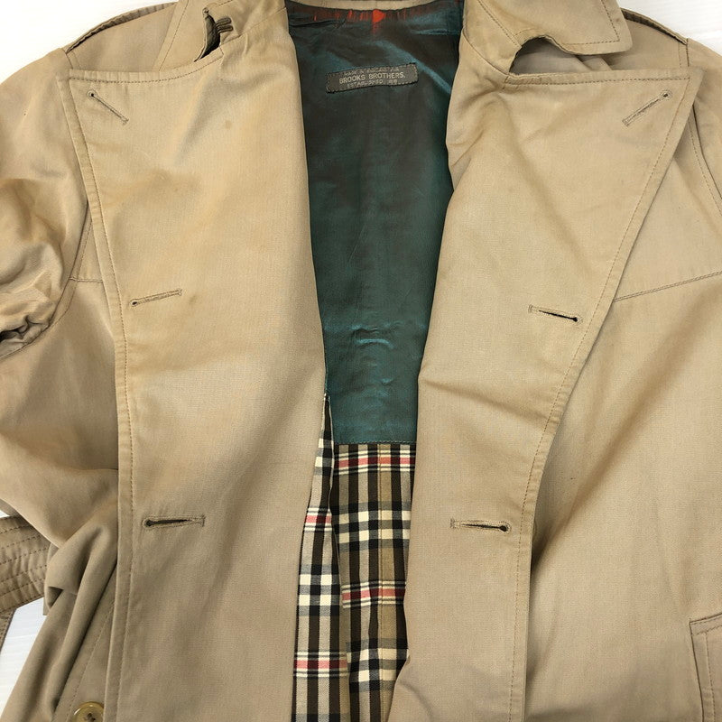 【現状渡し品】【メンズ】 Brooks Brothers ブルックスブラザーズ 60's TRENCH COAT VINTAGE 60年代 トレンチコート アウター ヴィンテージ 147-250213-kk-26-tei サイズ：表記無し 下記参照 カラー：ベージュ 万代Net店