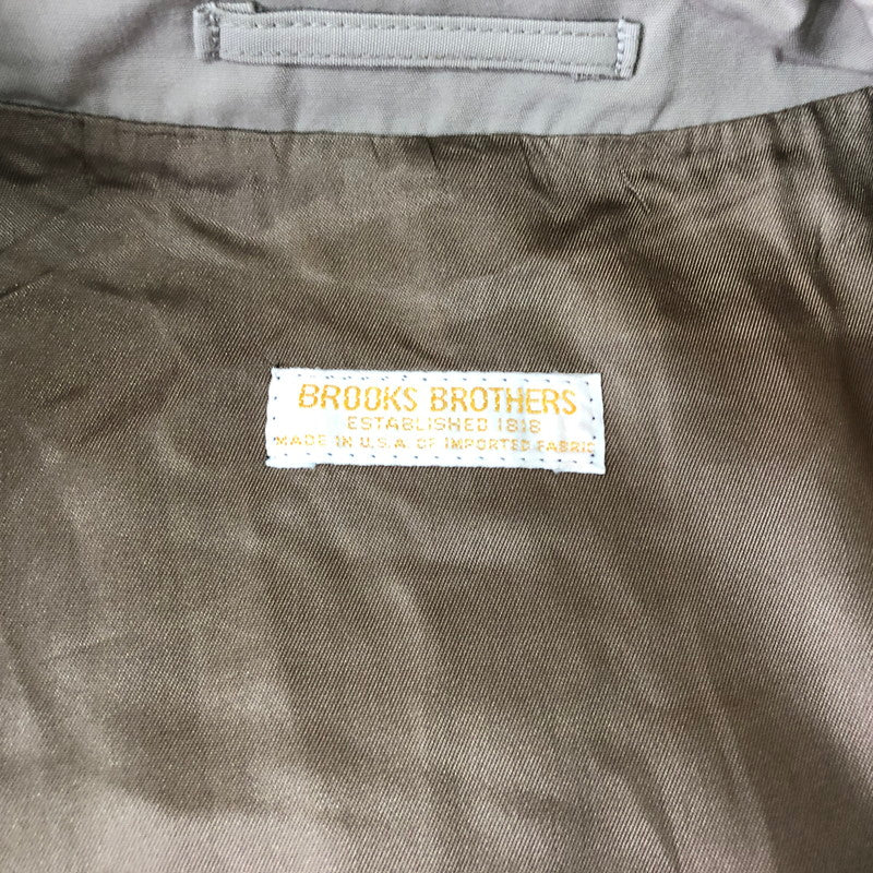 【中古品】【メンズ】 Brooks Brothers ブルックスブラザーズ 60~70's SOUTIEN COLLAR COAT VINTAGE 60~70年代 ステンカラーコート アウター ヴィンテージ USA製 147-251120-yy-16-tei サイズ：不明 カラー：ベージュ 万代Net店