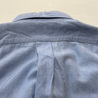 【現状渡し品】【メンズ】 POLO COUNTRY RALPHLAUREN ポロ カントリー ラルフローレン S/S BUTTON DOWN SHIRT ショートスリーブ ボタン ダウン シャツ 半袖 トップス 147-260714-sa-07-tei サイズ：M カラー：ブルー系 万代Net店