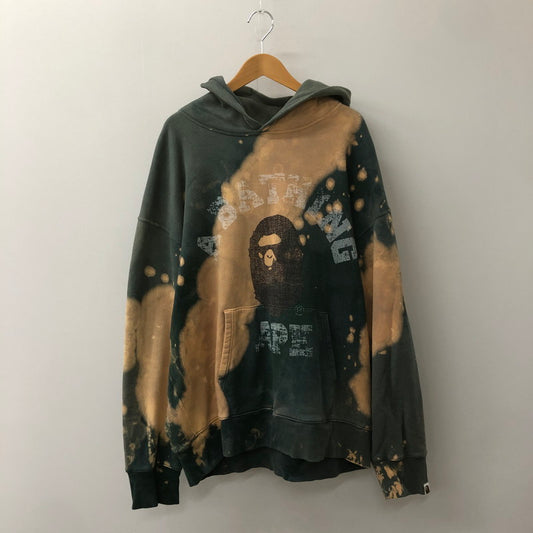 【中古品】【メンズ】 A BATHING APE アベイシングエイプ TIE DYE RELAXED FIT PULLOVER HOODIE 001PPK801003M タイダイ リラックスドフィット プルオーバーフーディー トップス パーカー 142-250213-kk-06-tei サイズ：XL カラー：ベージュ 万代Net店