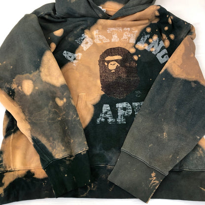 【中古品】【メンズ】 A BATHING APE アベイシングエイプ TIE DYE RELAXED FIT PULLOVER HOODIE 001PPK801003M タイダイ リラックスドフィット プルオーバーフーディー トップス パーカー 142-250213-kk-06-tei サイズ：XL カラー：ベージュ 万代Net店