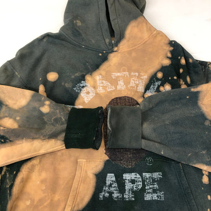 【中古品】【メンズ】 A BATHING APE アベイシングエイプ TIE DYE RELAXED FIT PULLOVER HOODIE 001PPK801003M タイダイ リラックスドフィット プルオーバーフーディー トップス パーカー 142-250213-kk-06-tei サイズ：XL カラー：ベージュ 万代Net店