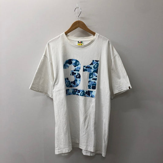 【中古品】【メンズ】 A BATHING APE アベイシングエイプ 31TH ANIVERSARY APE HEAD TEE 001TEK201016F 31周年記念 エイプヘッド Tシャツ 半袖 トップス 142-250213-kk-08-tei サイズ：2XL カラー：ホワイト 万代Net店