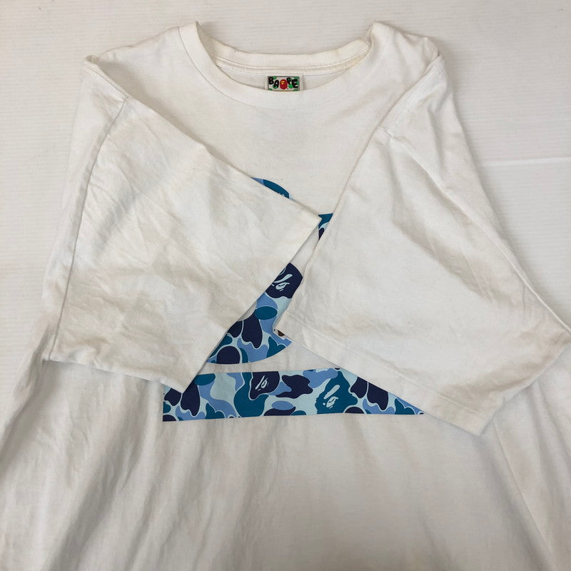 【中古品】【メンズ】 A BATHING APE アベイシングエイプ 31TH ANIVERSARY APE HEAD TEE 001TEK201016F 31周年記念 エイプヘッド Tシャツ 半袖 トップス 142-250213-kk-08-tei サイズ：2XL カラー：ホワイト 万代Net店