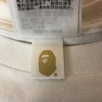 【中古品】【メンズ】 A BATHING APE アベイシングエイプ JAPANESE TATOO BIG APE HEAD T-SHIRT 001TEK801029M ジャパニーズ タトゥー ビッグ エイプヘッド Tシャツ 半袖 トップス 142-250213-kk-09-tei サイズ：2XL カラー：ホワイト 万代Net店