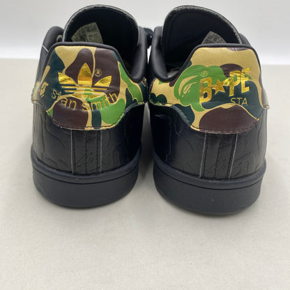 【中古品】【メンズ】 A BATHING APE × ADIDAS ア ベイシング エイプ × アディダス STAN SMITH スタンスミス IG1116 スニーカー 161-260505-nm-15-tei サイズ：28.5cm カラー：ブラック 万代Net店