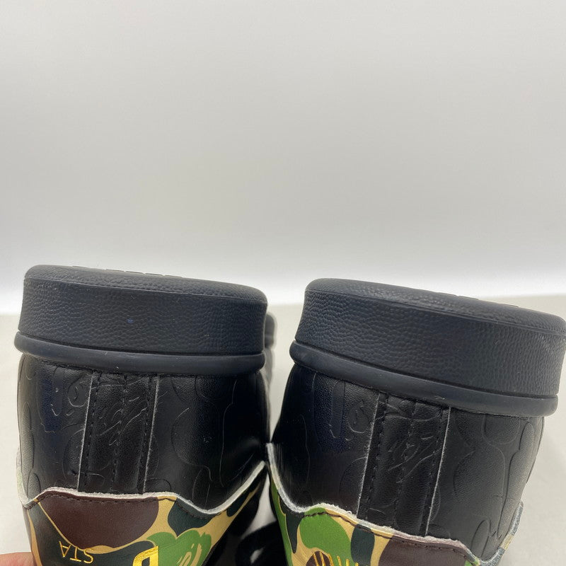 【中古品】【メンズ】 A BATHING APE × ADIDAS ア ベイシング エイプ × アディダス STAN SMITH スタンスミス IG1116 スニーカー 161-260505-nm-15-tei サイズ：28.5cm カラー：ブラック 万代Net店