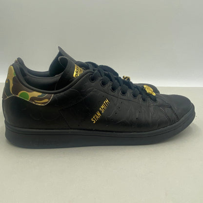 【中古品】【メンズ】 A BATHING APE × ADIDAS ア ベイシング エイプ × アディダス STAN SMITH スタンスミス IG1116 スニーカー 161-260505-nm-15-tei サイズ：28.5cm カラー：ブラック 万代Net店