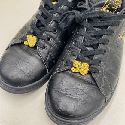 【中古品】【メンズ】 A BATHING APE × ADIDAS ア ベイシング エイプ × アディダス STAN SMITH スタンスミス IG1116 スニーカー 161-260505-nm-15-tei サイズ：28.5cm カラー：ブラック 万代Net店