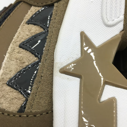 【中古品】【メンズ】 A BATHING APE アベイシングエイプ SHARK STA #2 MX91308 シャークスタ スニーカー 靴 162-250621-kk-14-tei カラー：BEIGE 万代Net店