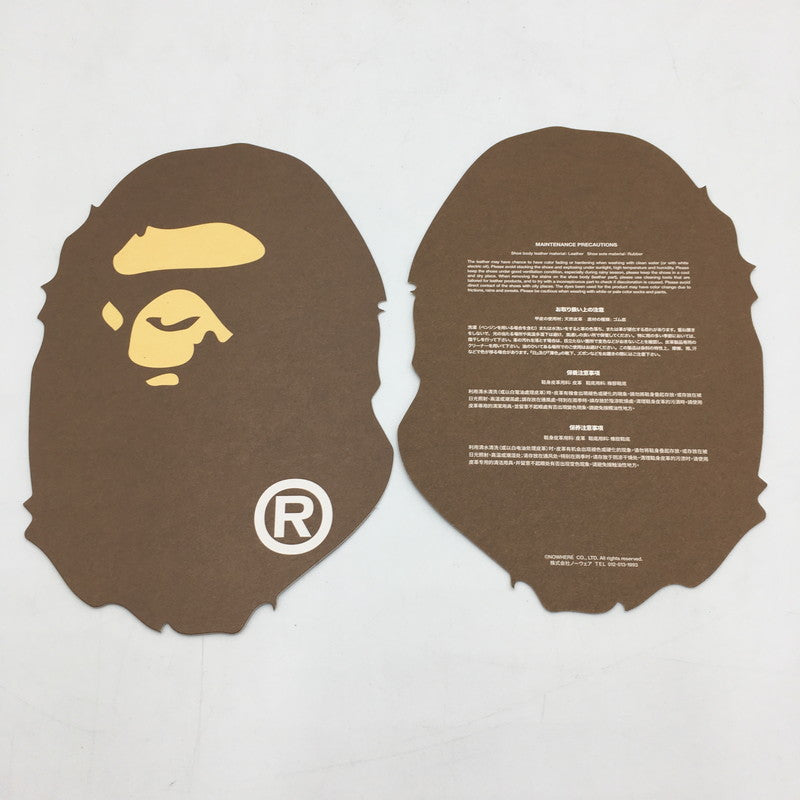 【中古品】【メンズ】 A BATHING APE アベイシングエイプ SHARK STA #2 MX91308 シャークスタ スニーカー 靴 162-250621-kk-14-tei カラー：BEIGE 万代Net店