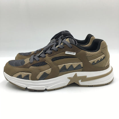 【中古品】【メンズ】 A BATHING APE アベイシングエイプ SHARK STA #2 MX91308 シャークスタ スニーカー 靴 162-250621-kk-14-tei カラー：BEIGE 万代Net店