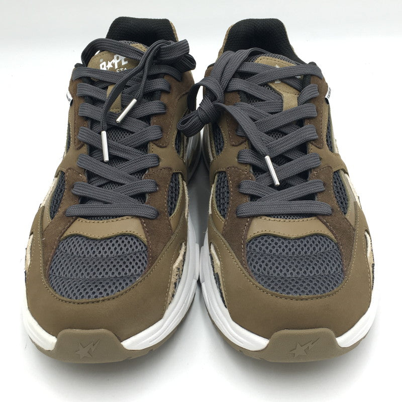 【中古品】【メンズ】 A BATHING APE アベイシングエイプ SHARK STA #2 MX91308 シャークスタ スニーカー 靴 162-250621-kk-14-tei カラー：BEIGE 万代Net店