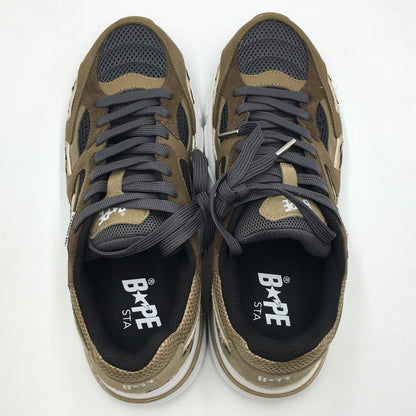 【中古品】【メンズ】 A BATHING APE アベイシングエイプ SHARK STA #2 MX91308 シャークスタ スニーカー 靴 162-250621-kk-14-tei カラー：BEIGE 万代Net店