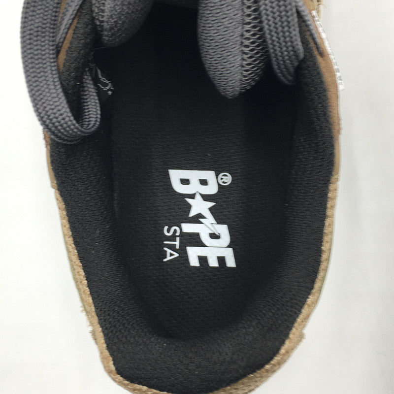 【中古品】【メンズ】 A BATHING APE アベイシングエイプ SHARK STA #2 MX91308 シャークスタ スニーカー 靴 162-250621-kk-14-tei カラー：BEIGE 万代Net店